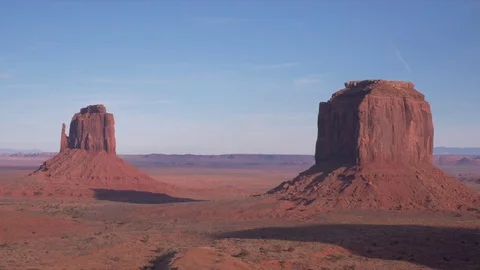 Red Buttes of Monument Valley Stock Footage 84072858