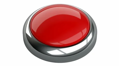 Red button. 3D animation Stock Footage 65817583