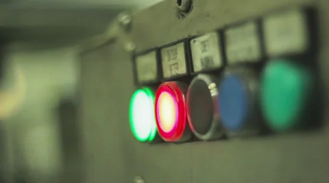 Red button Vídeo Stock 35455229