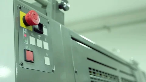 Red button Stock Footage 77050737