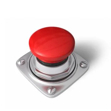 Red Button Stock Illustration