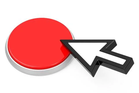 The red button Stock Illustration