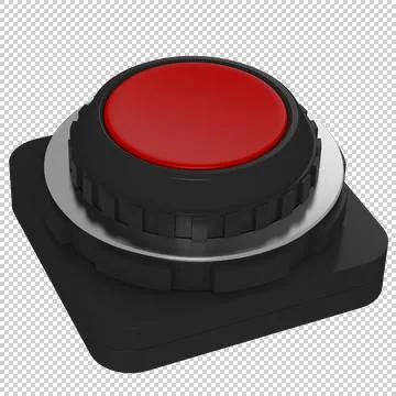 Red Button 스톡 일러스트