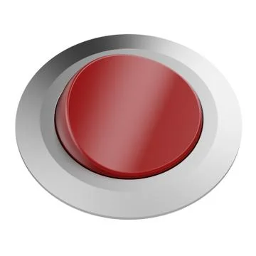 Red button Illustrazione stock