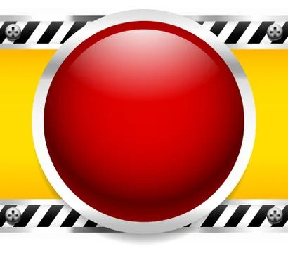 Red button Stock Illustration