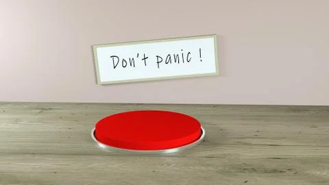 Red button Stock Illustration