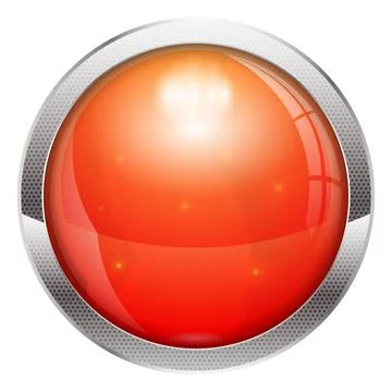 Red Button 스톡 일러스트