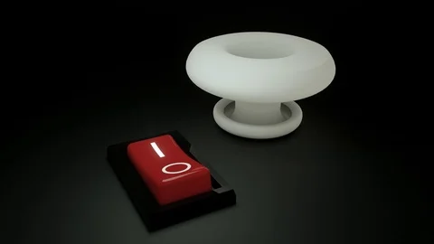 Red button, a nuclear explosion Vidéo 82260491