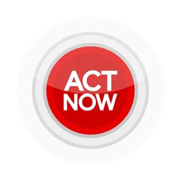 Red button on white backdrop. Call business icon. Vector web button. Vector i 스톡 일러스트