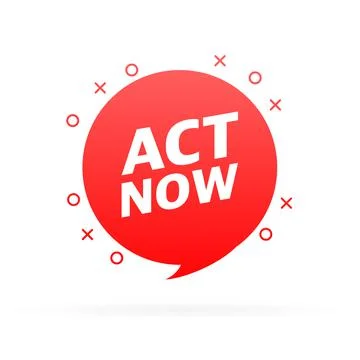 Red button on white backdrop. Call business icon. Vector web button. Vector i Stock Illustration