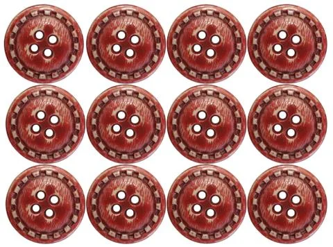 Red Buttons Stock Photos