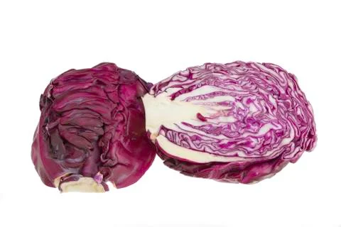 Red cabbage isolated Stock-Fotos