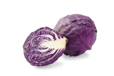 Red cabbage or violet cabbage Stock Photos