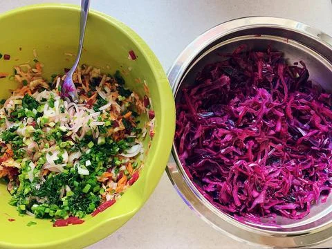 Red cabbage Stock Photos