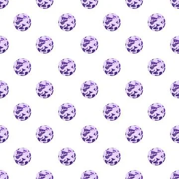 Red cabbage vegetable seamless pattern background design Illustrazione stock