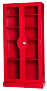 Red cabinet Stock Photos