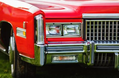 Red Cadillac Eldorado Stock Photos