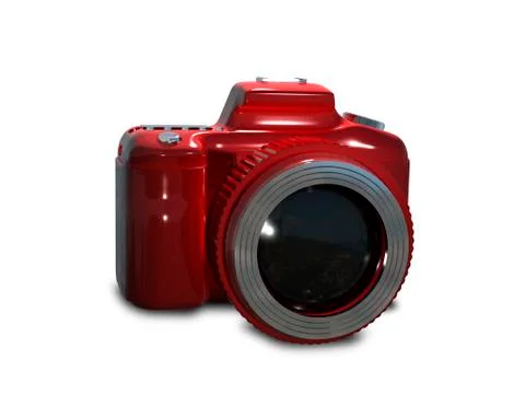 Red camera Stock Illustration