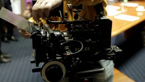 RED Camera in Use Video stock 70352727