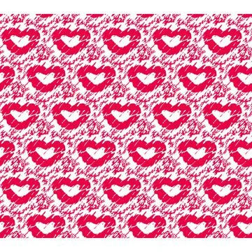 Red camouflage seamless pattern. Background for fashion design. Love, Valentine Stock-Illustration