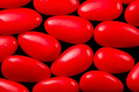 Red candies Fotos Stock