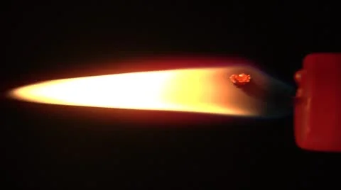 Red candle burning Stock Footage 8967522