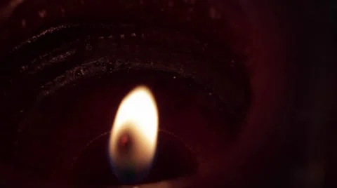 Red Candle Dolly Move Stock Footage 8324962