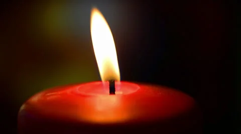 Red candle Stock Footage 29571671
