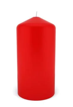 Red candle Stock Illustration