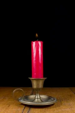 Red candle Stock Photos