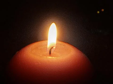 Red candle 스톡 사진