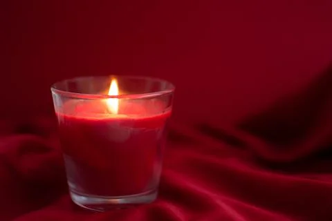Red candle Stock Photos