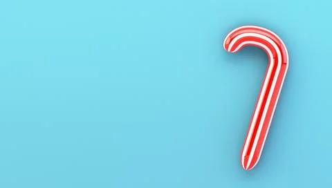 Red candy cane Stock Illustration