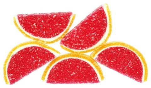 Red candy isolated Stock-Fotos