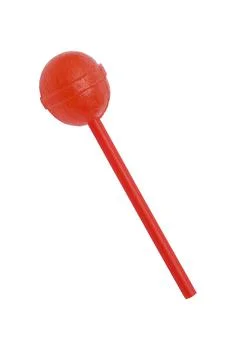 Red candy isolated on white Stock Photos