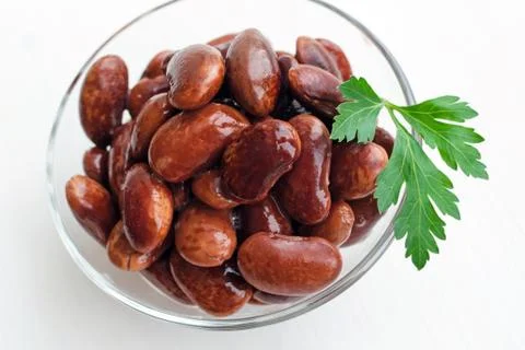 Red canned beans Stock Photos