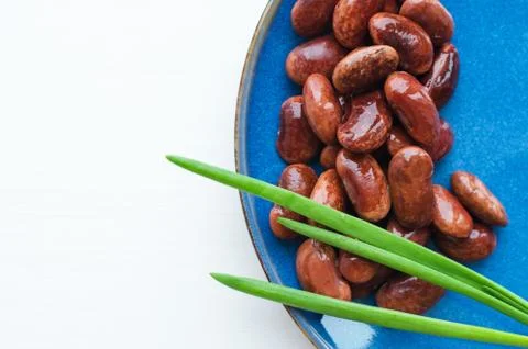 Red canned beans Stock Photos