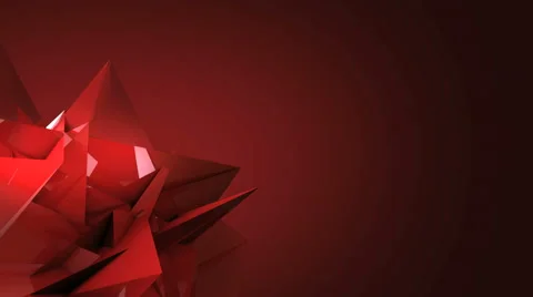 Red canvas with crystal transform Video stock 41286603