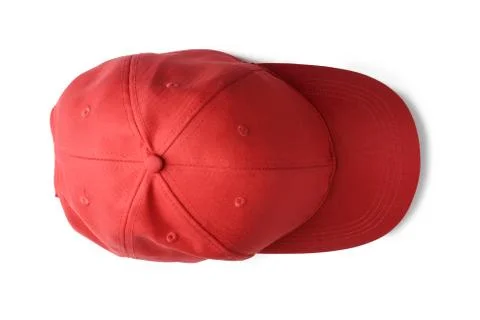 Red cap isolated on white background Stock Photos