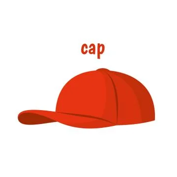 Red cap vector Stock Illustration
