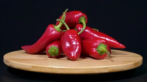 Red Capia Peppers Stock Footage 331153917