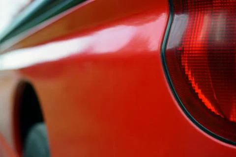 Red car close up Stock Photos