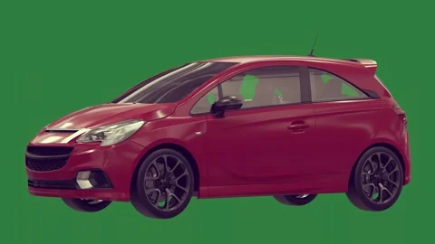 A red car Stock Footage 336971369