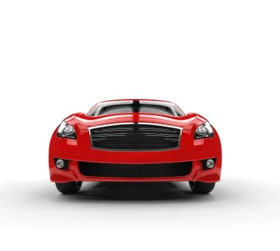 Red Car Grille Stock Illustration
