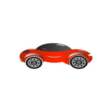 Red car. icon. vector design Stock Illustration