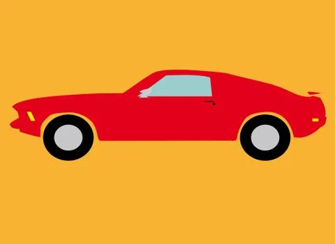 Red car 스톡 일러스트