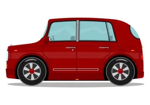 Red car Stock Illustration