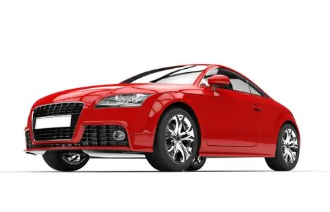 Red Car Illustrazione stock