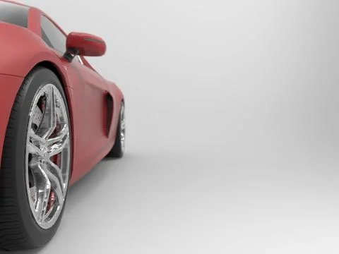 Red car Stock Illustration