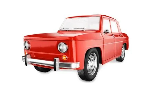 Red Car Stock Illustration